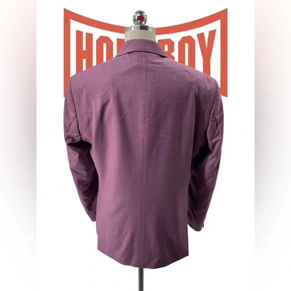 Men's Stylish Purple Blazer - Picture 2 of 6